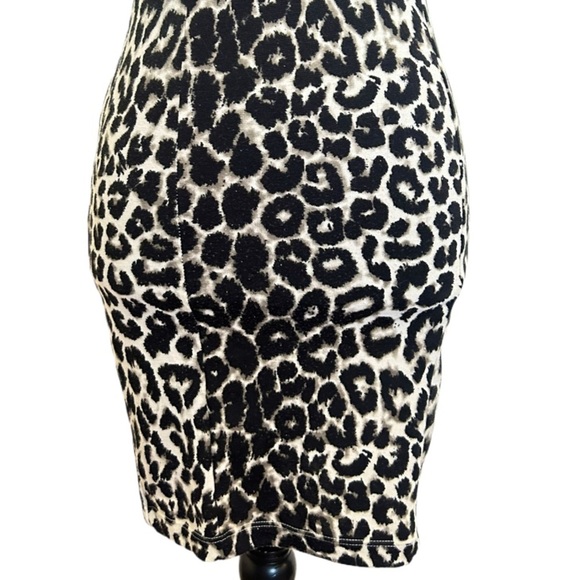 Necessary Objects Woman’s Small Cheetah Print Sleeveless Mini dress - Picture 3 of 9
